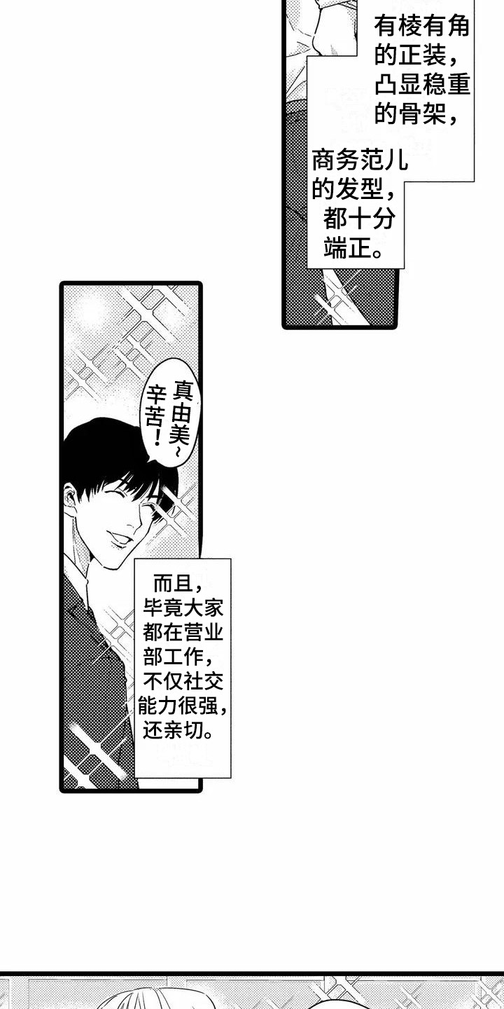 《疯狂的前辈》漫画最新章节第1章：部门调动免费下拉式在线观看章节第【6】张图片