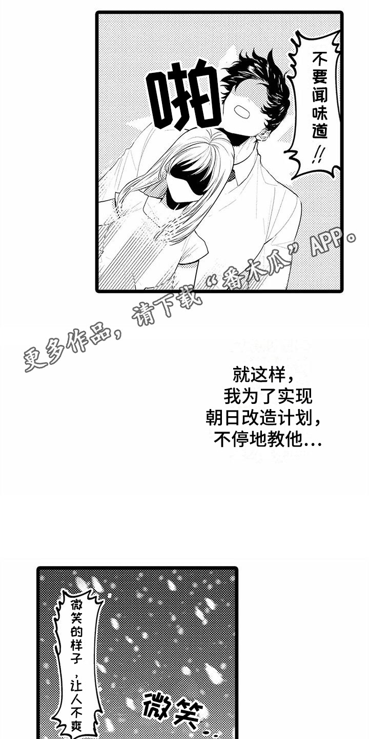 《疯狂的前辈》漫画最新章节第15章：拍拍头免费下拉式在线观看章节第【16】张图片