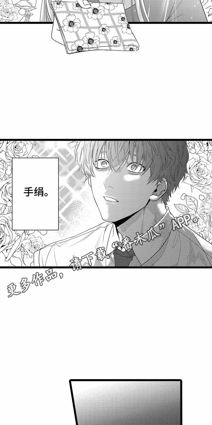 《疯狂的前辈》漫画最新章节第35章：【番外】手绢 免费下拉式在线观看章节第【12】张图片