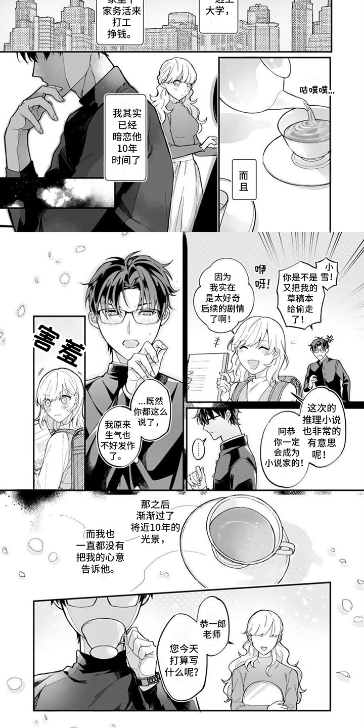 《官能小说家》漫画最新章节第1章：助手与小说家免费下拉式在线观看章节第【4】张图片