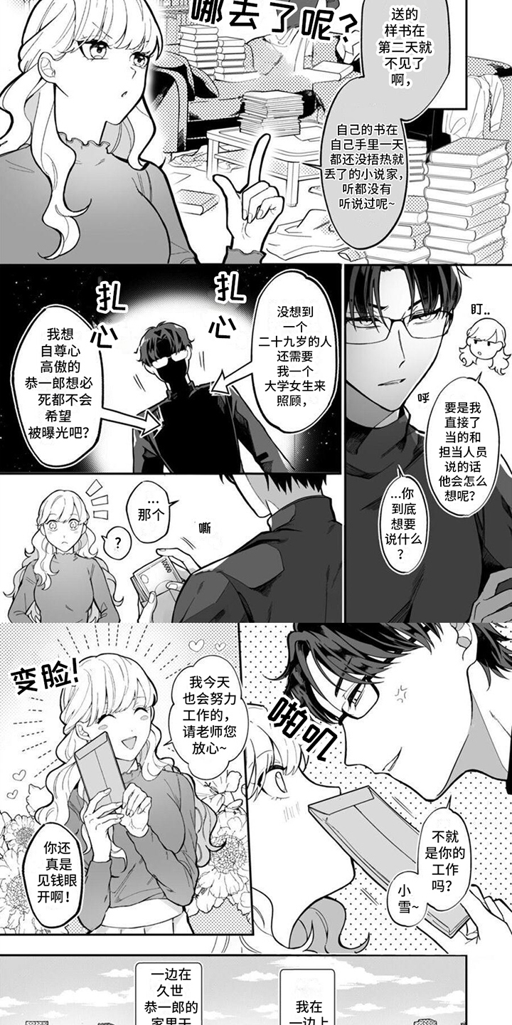 《官能小说家》漫画最新章节第1章：助手与小说家免费下拉式在线观看章节第【5】张图片