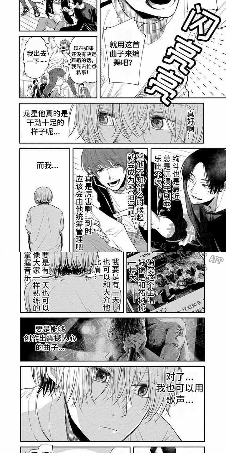 《偶像狂粉》漫画最新章节第8章：舞曲 免费下拉式在线观看章节第【4】张图片