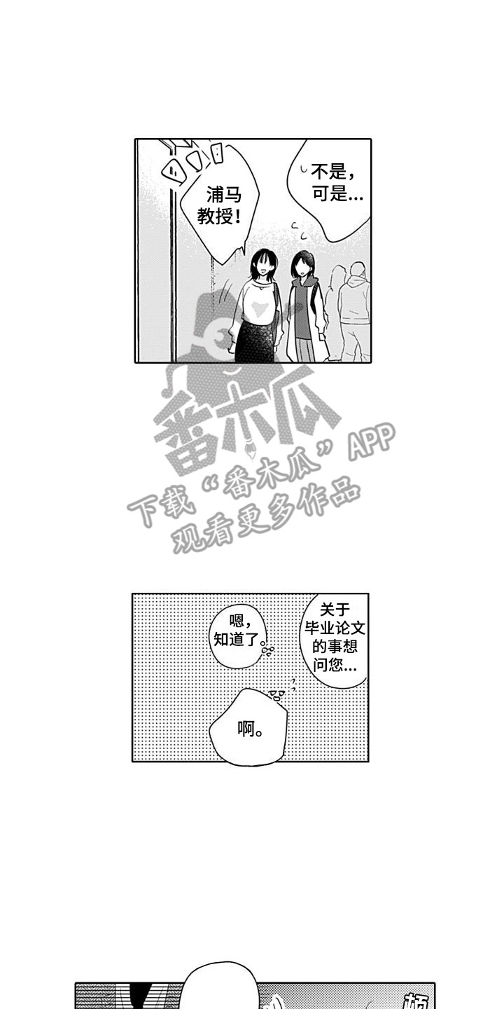 《可爱的教授》漫画最新章节第7章：震惊免费下拉式在线观看章节第【2】张图片