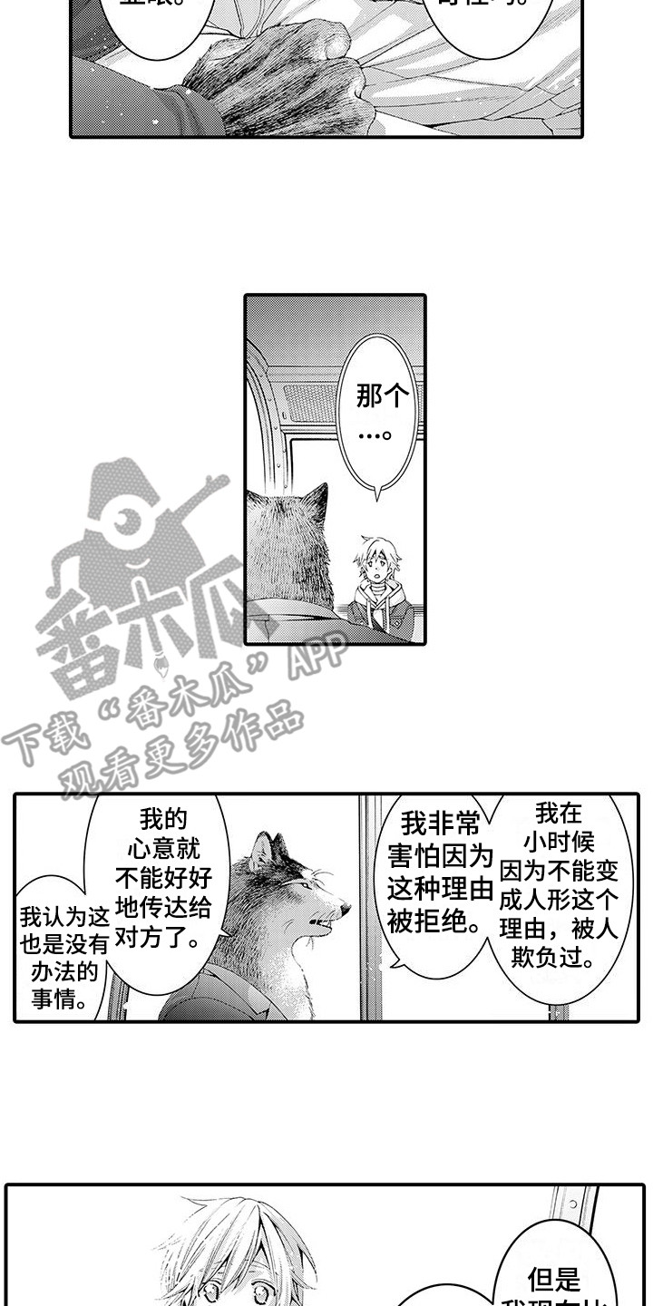 《毛绒绒男友》漫画最新章节第15章：传达心意免费下拉式在线观看章节第【2】张图片