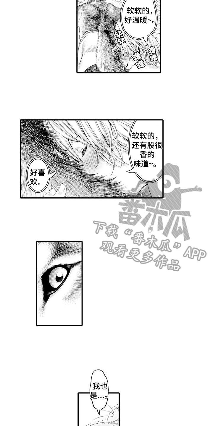 《毛绒绒男友》漫画最新章节第20章：很温暖免费下拉式在线观看章节第【12】张图片