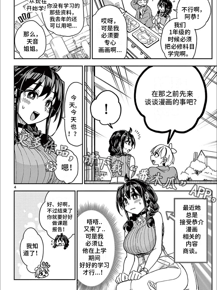 《害羞的漫画家》漫画最新章节第5章：奇怪的服装免费下拉式在线观看章节第【1】张图片