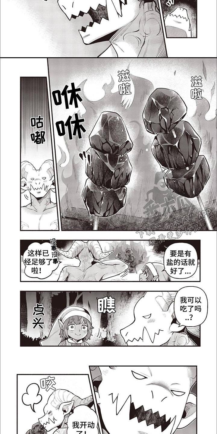 《最强恶魔流浪记》漫画最新章节第8章： 很美味免费下拉式在线观看章节第【6】张图片