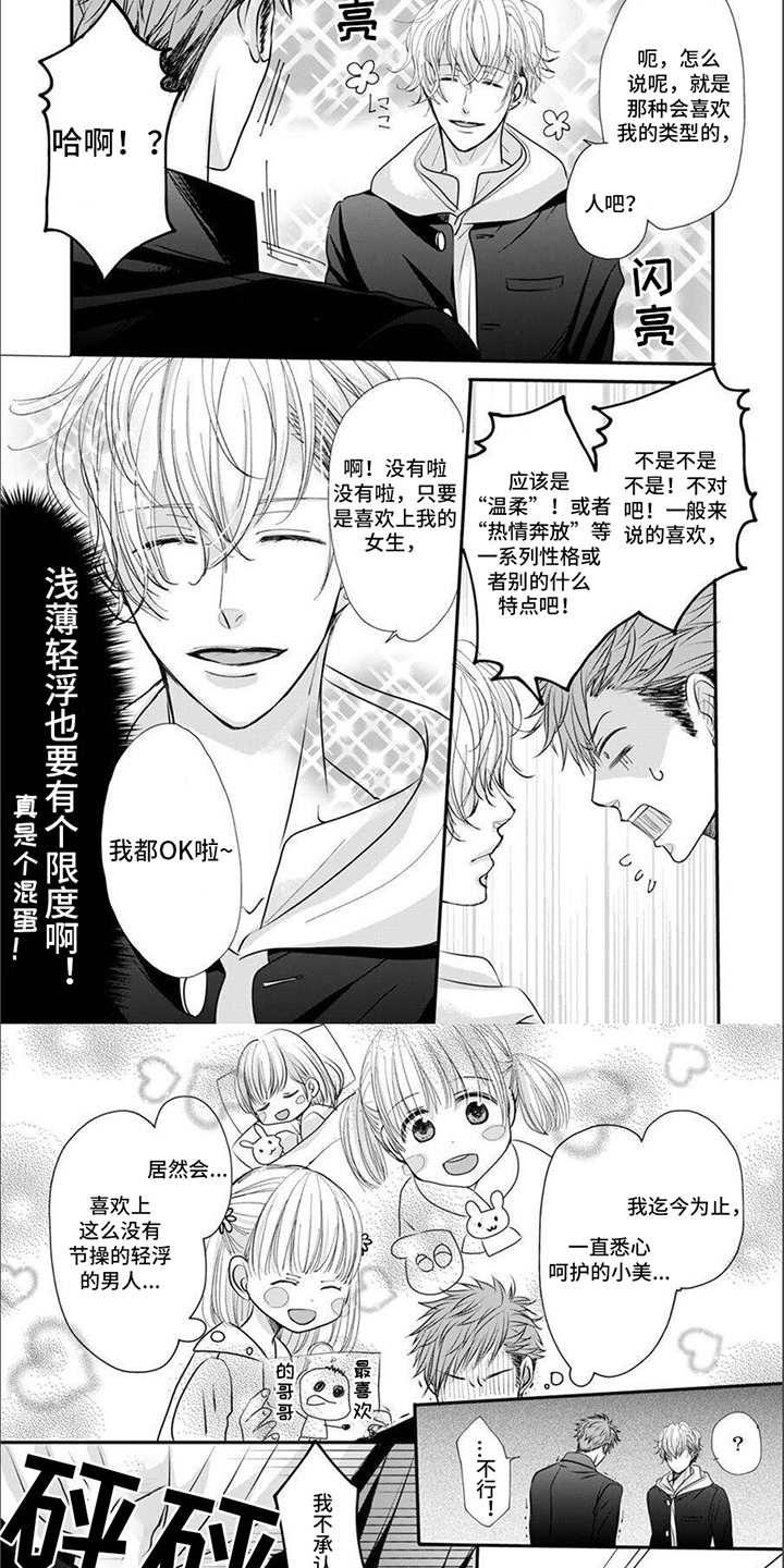 《爱的类型》漫画最新章节第1章：喜欢的类型免费下拉式在线观看章节第【2】张图片