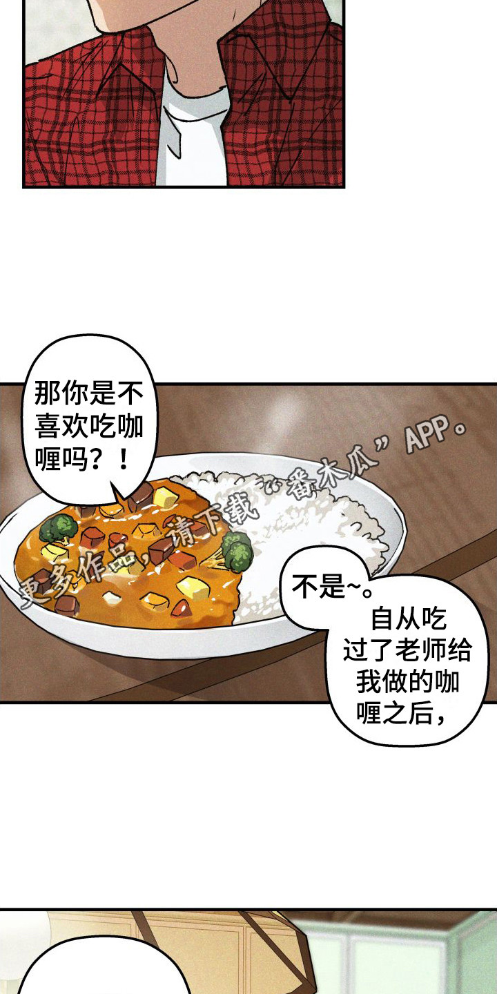 《恩师》漫画最新章节第11章：咖喱免费下拉式在线观看章节第【17】张图片