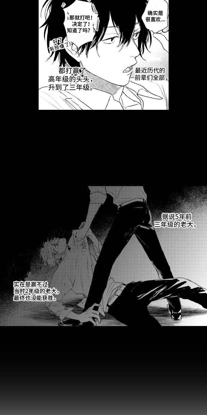 《老大总想扑倒我》漫画最新章节第1章：不良的传统免费下拉式在线观看章节第【5】张图片