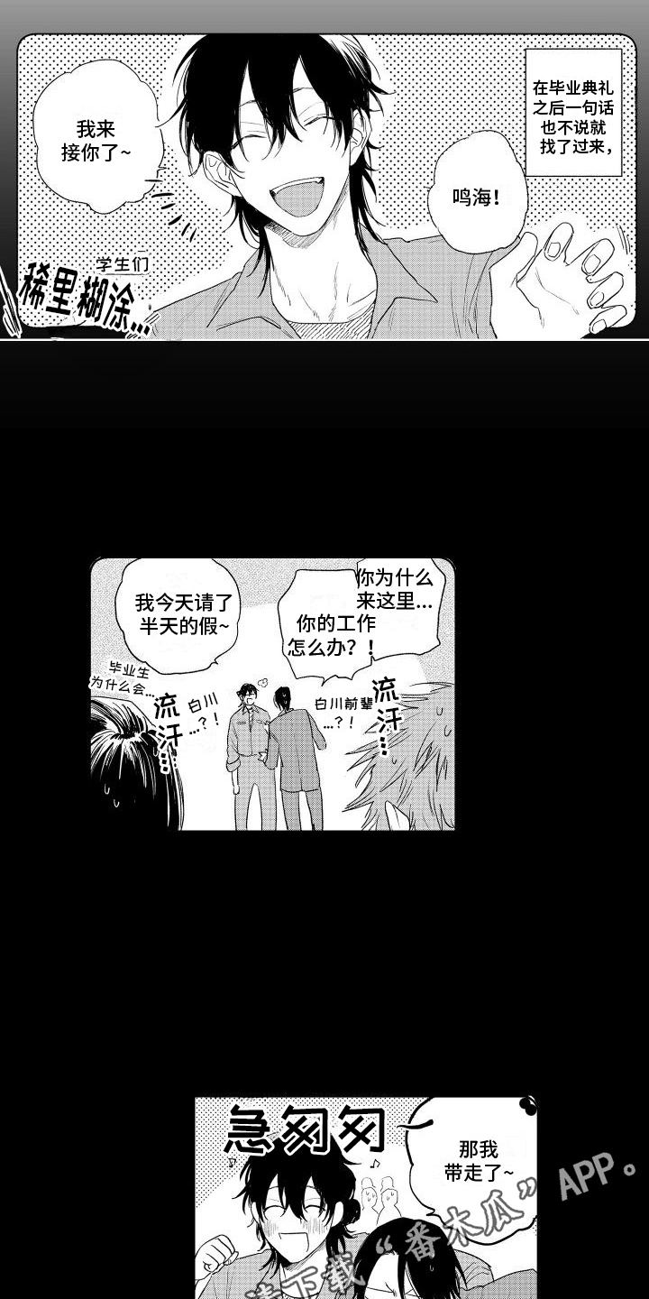 《老大总想扑倒我》漫画最新章节第24章：决心免费下拉式在线观看章节第【2】张图片