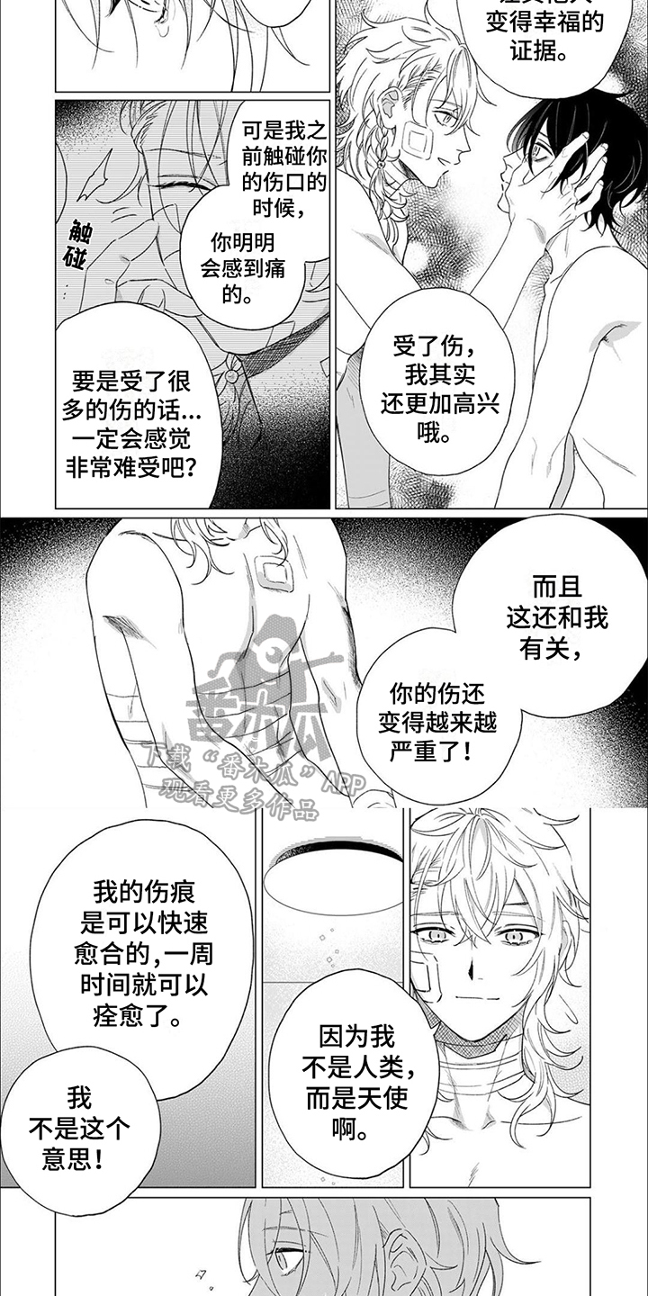 《幸运天使》漫画最新章节第6章：伤口免费下拉式在线观看章节第【3】张图片