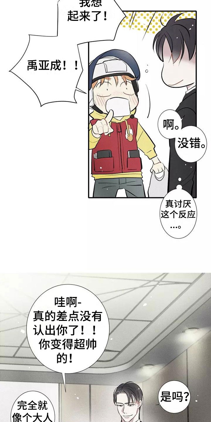 《念念不忘》漫画最新章节第1章： 电梯偶遇免费下拉式在线观看章节第【12】张图片