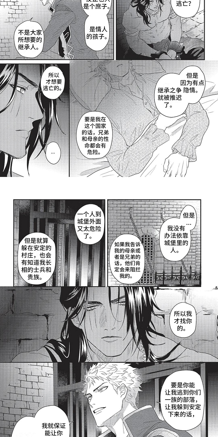 《败家王子与野兽》漫画最新章节第2章：地下监狱免费下拉式在线观看章节第【2】张图片