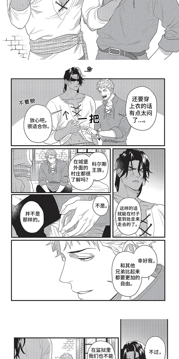 《败家王子与野兽》漫画最新章节第4章：小山村免费下拉式在线观看章节第【6】张图片