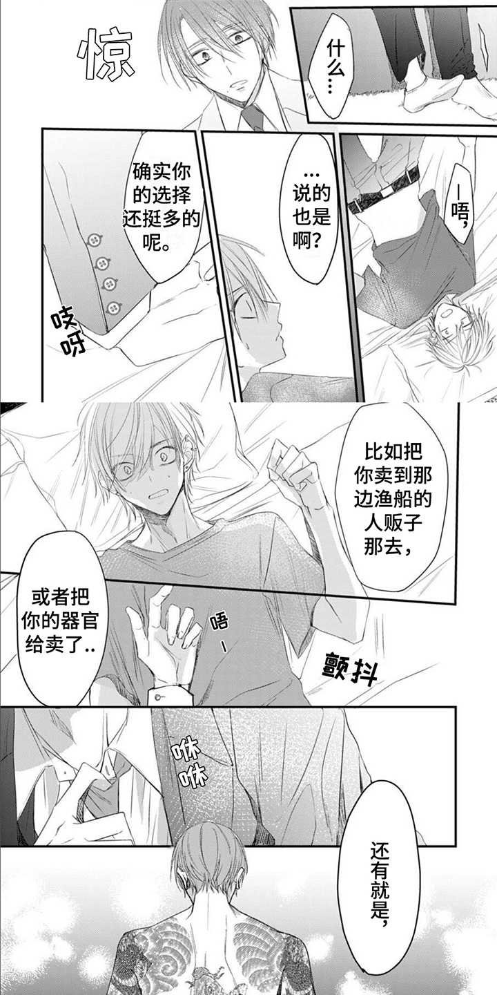 《以己抵债》漫画最新章节第2章：别无选择免费下拉式在线观看章节第【7】张图片