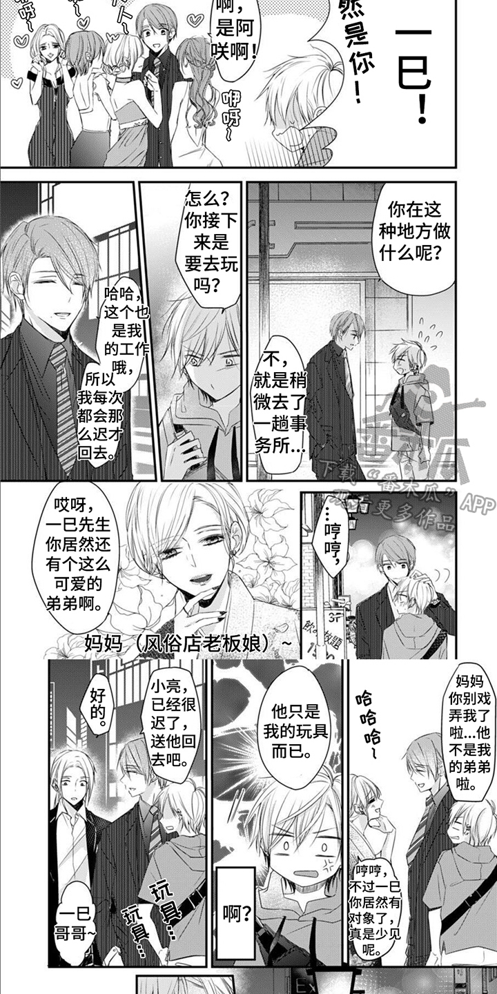 《以己抵债》漫画最新章节第7章：巡街免费下拉式在线观看章节第【2】张图片