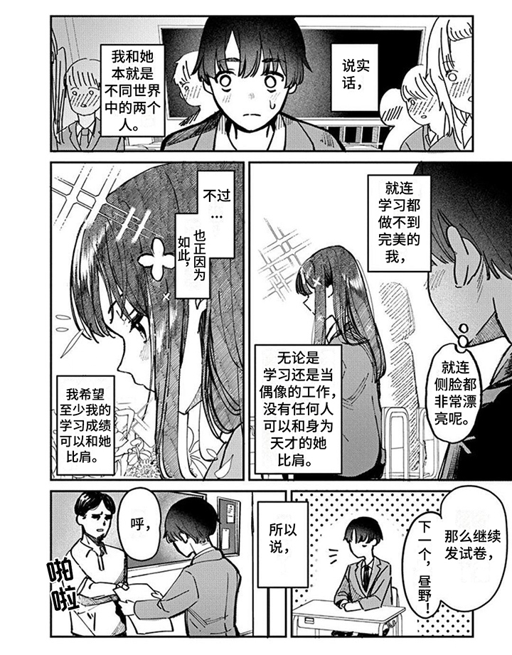 《放课后的秘密》漫画最新章节第1章：偶像同学免费下拉式在线观看章节第【1】张图片