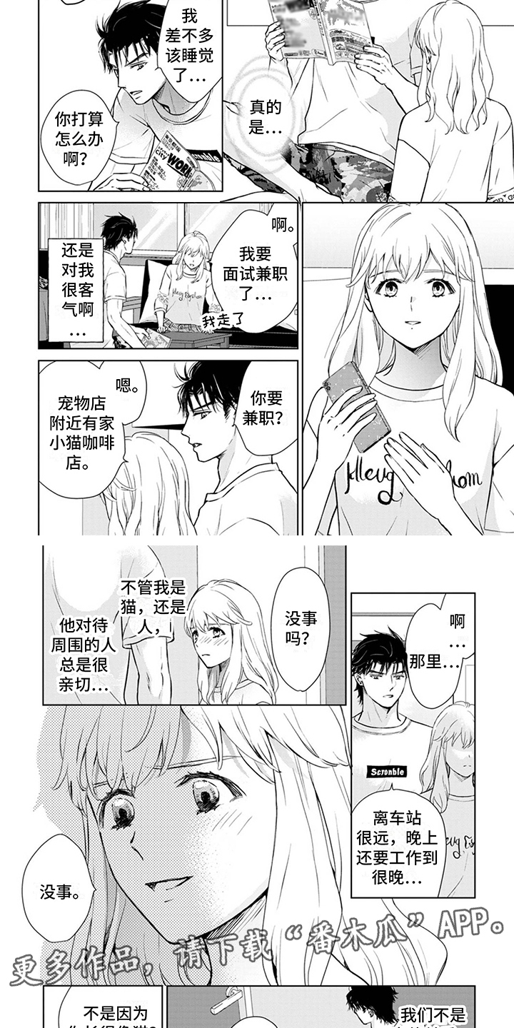 《猫女报恩》漫画最新章节第10章： 很亲切免费下拉式在线观看章节第【4】张图片