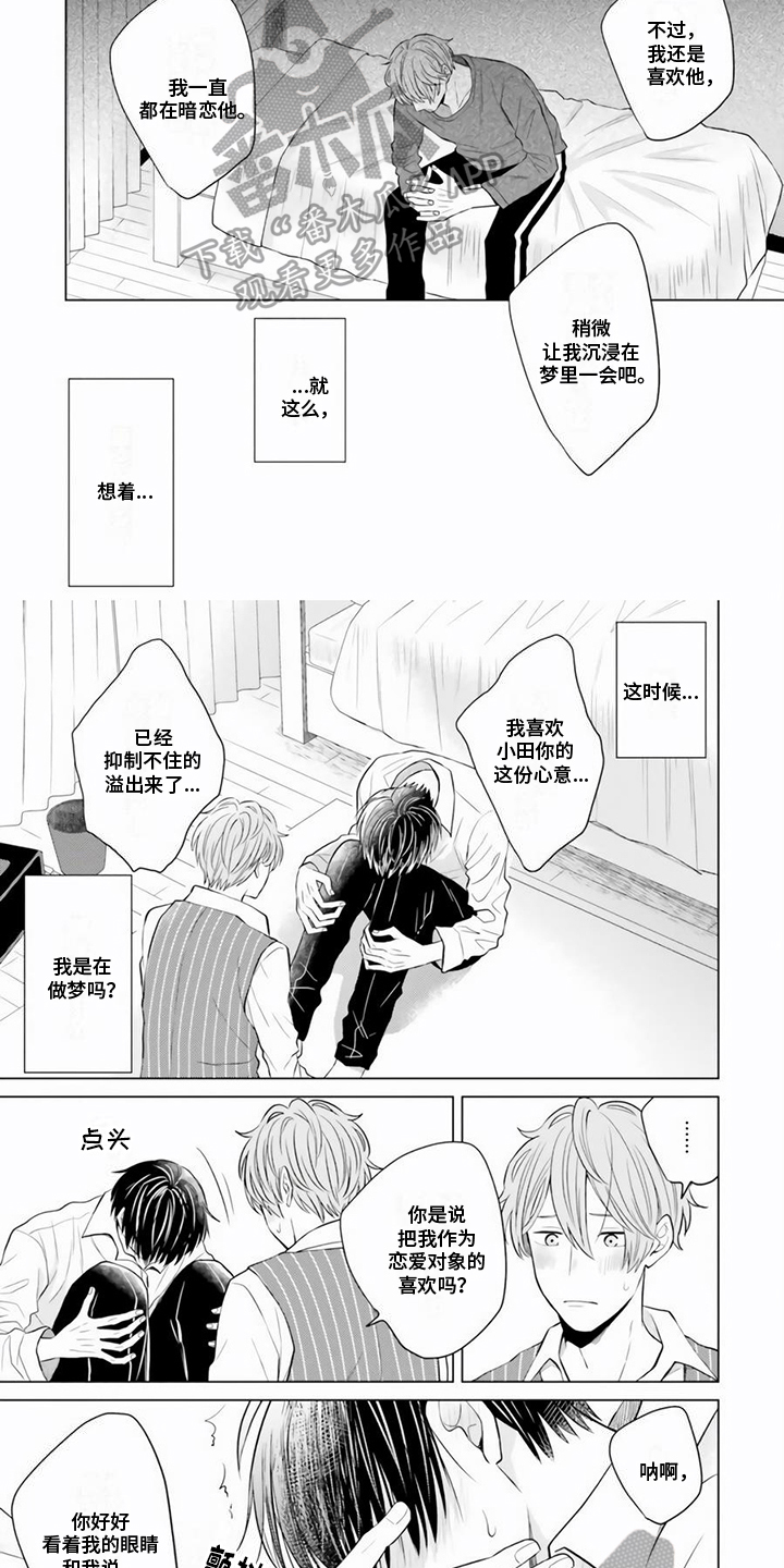 《关系转变》漫画最新章节第26章：表白免费下拉式在线观看章节第【2】张图片