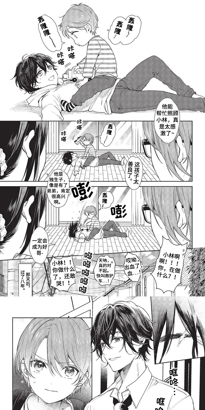 《温馨的兄弟俩》漫画最新章节第1章：翔太哥免费下拉式在线观看章节第【7】张图片