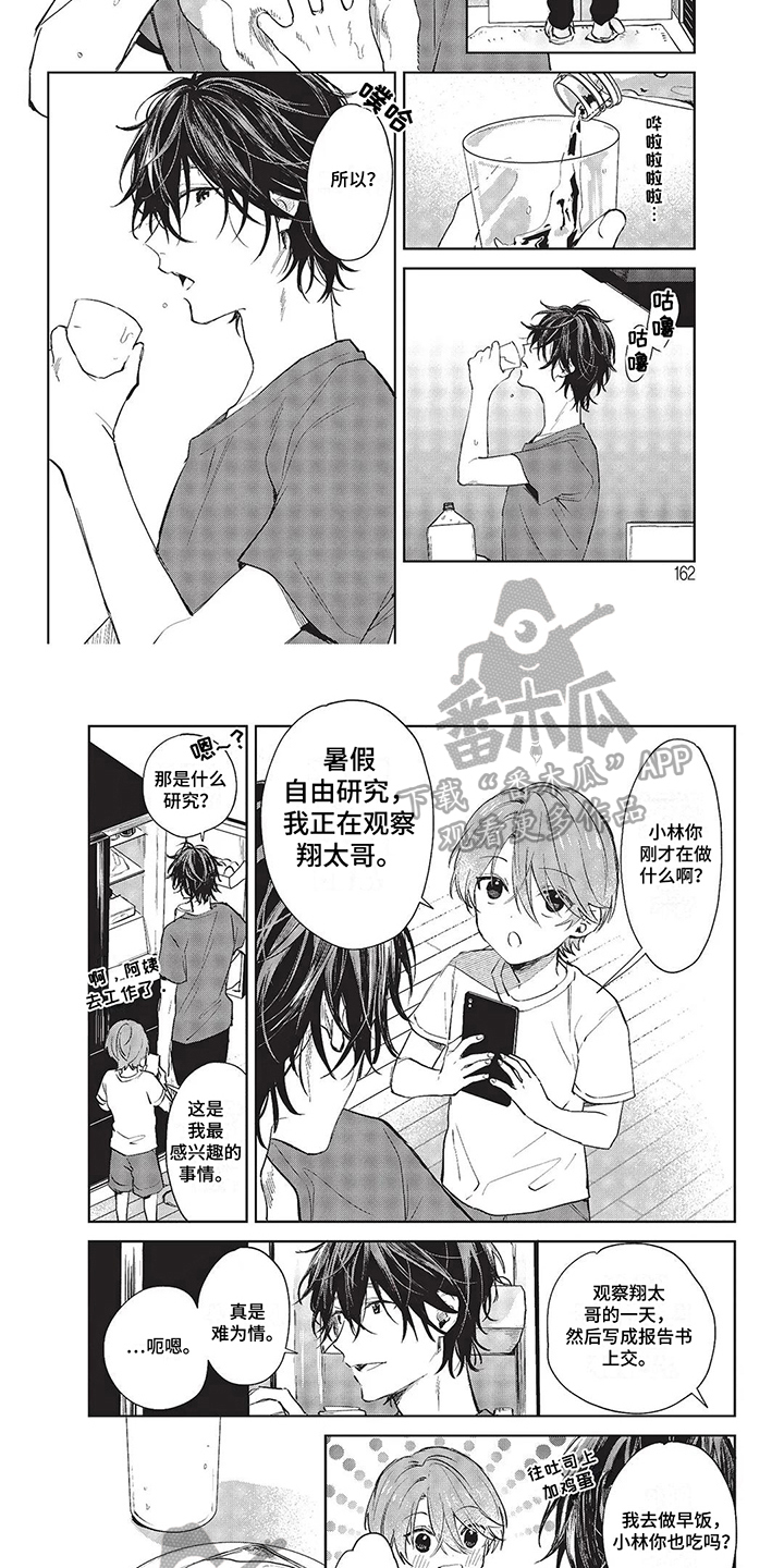 《温馨的兄弟俩》漫画最新章节第17章：辅导学习免费下拉式在线观看章节第【5】张图片