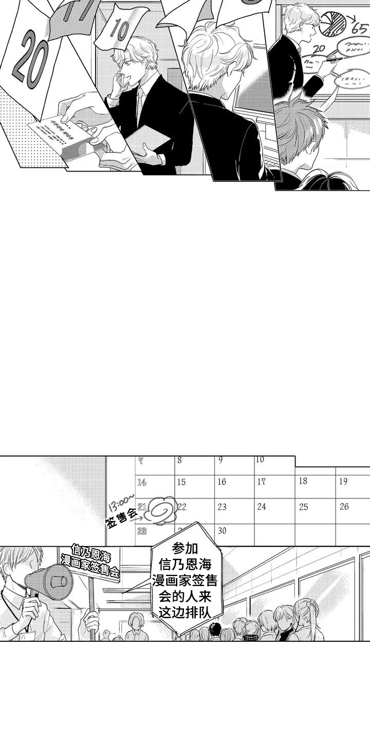 《纯情粉丝》漫画最新章节第2章：签售会免费下拉式在线观看章节第【7】张图片