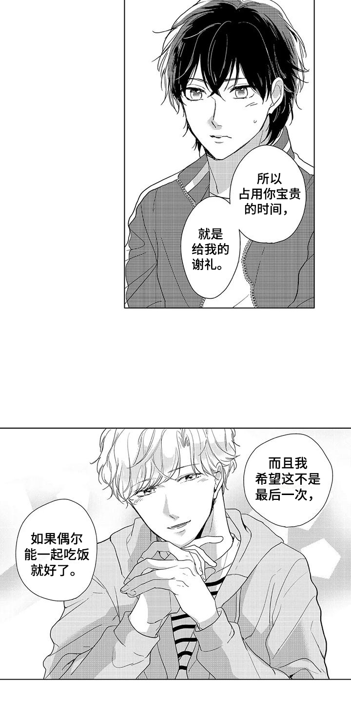 《纯情粉丝》漫画最新章节第7章：谢礼免费下拉式在线观看章节第【4】张图片