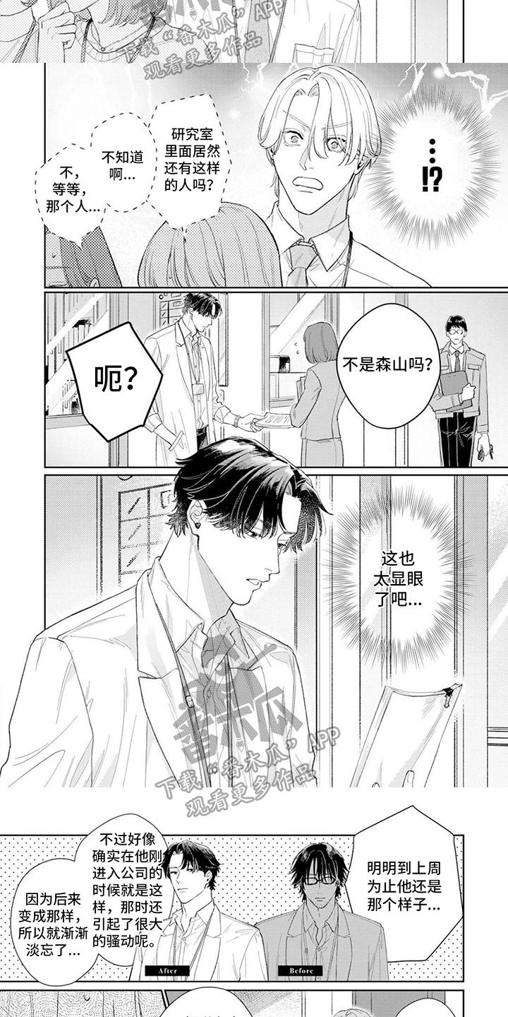 《恋人契约》漫画最新章节第4章：显眼免费下拉式在线观看章节第【6】张图片