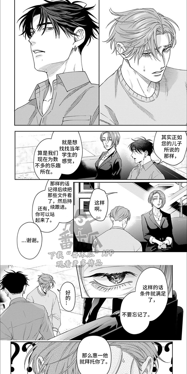 《被上天眷顾的人》漫画最新章节第11章：文件免费下拉式在线观看章节第【8】张图片