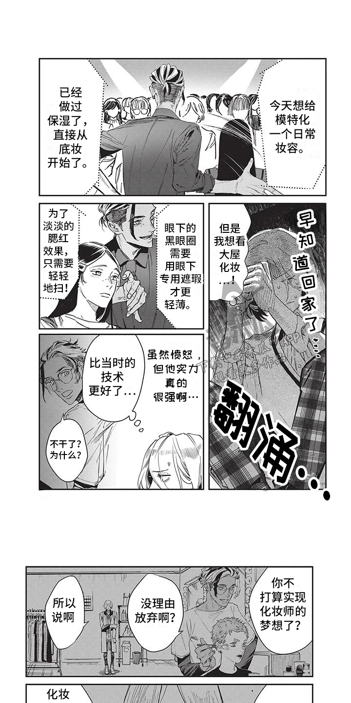 《妆颜》漫画最新章节第4章：憧憬的人免费下拉式在线观看章节第【2】张图片