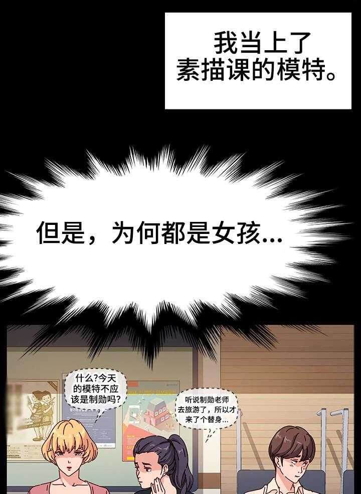 《画室模特》漫画最新章节第1话 1_傻子免费下拉式在线观看章节第【3】张图片