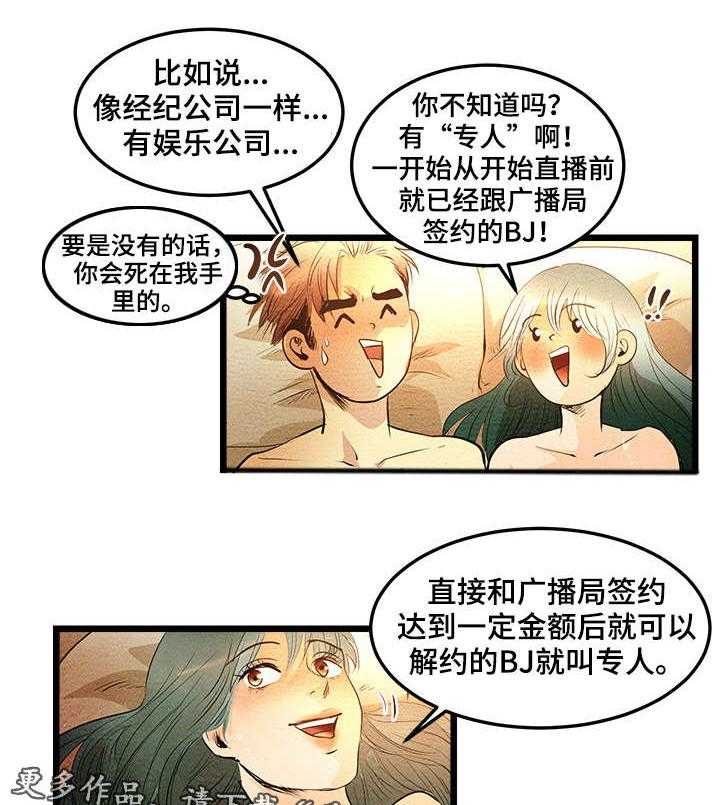 《深夜直播秀》漫画最新章节第5话 5_第一个BJ免费下拉式在线观看章节第【13】张图片