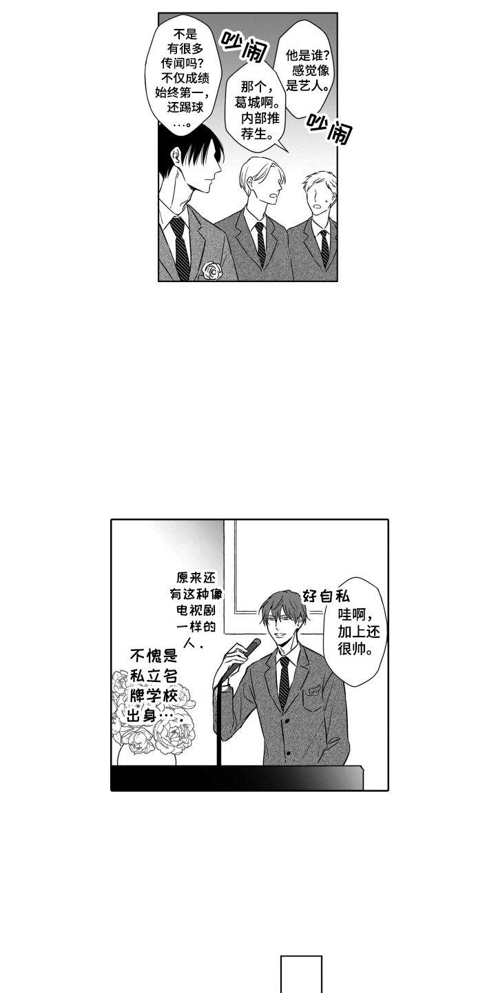 《圈养的小鹿斑比》漫画最新章节第1章开学典礼免费下拉式在线观看章节第【4】张图片