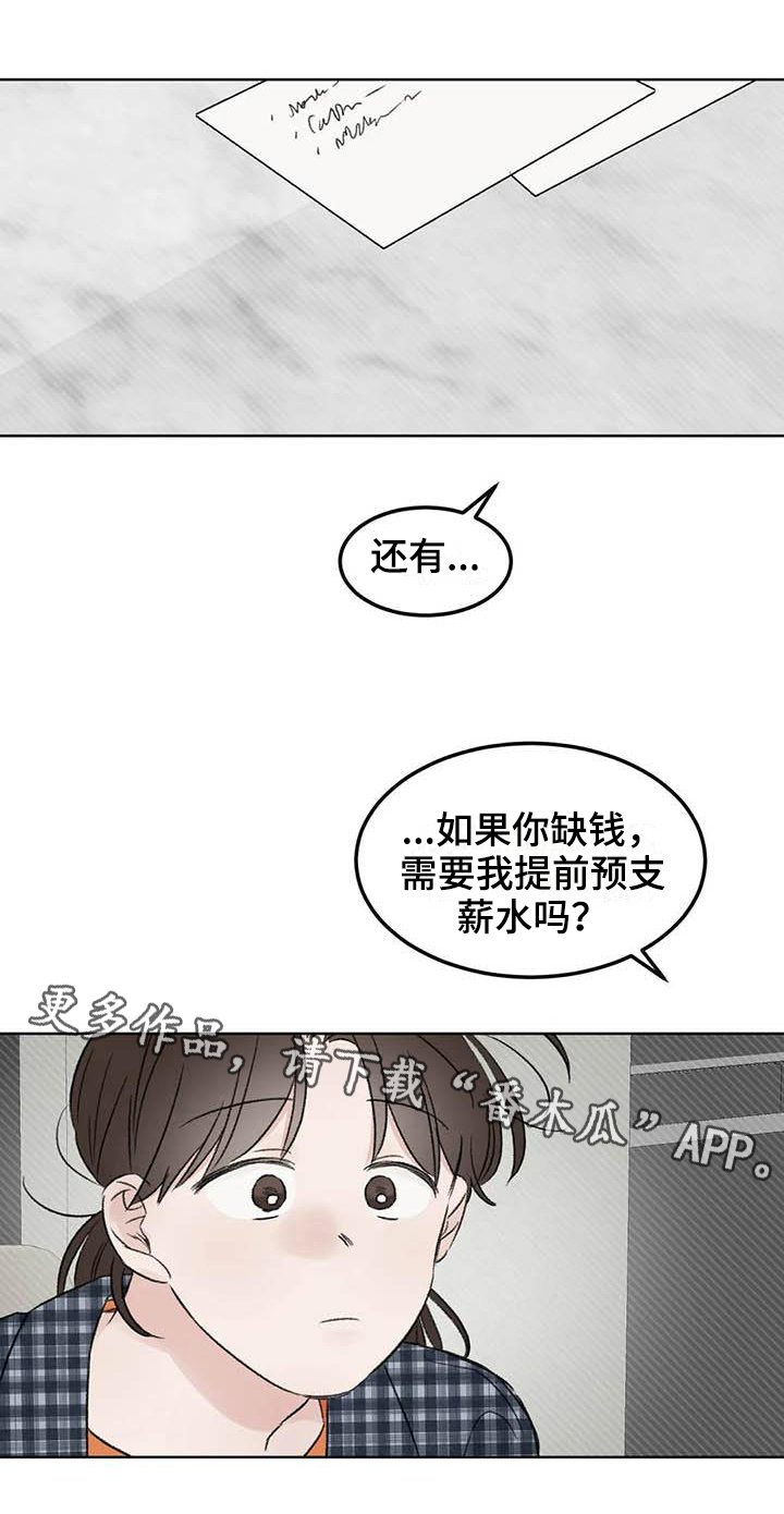 《预料之外》漫画最新章节第5章签合同免费下拉式在线观看章节第【1】张图片