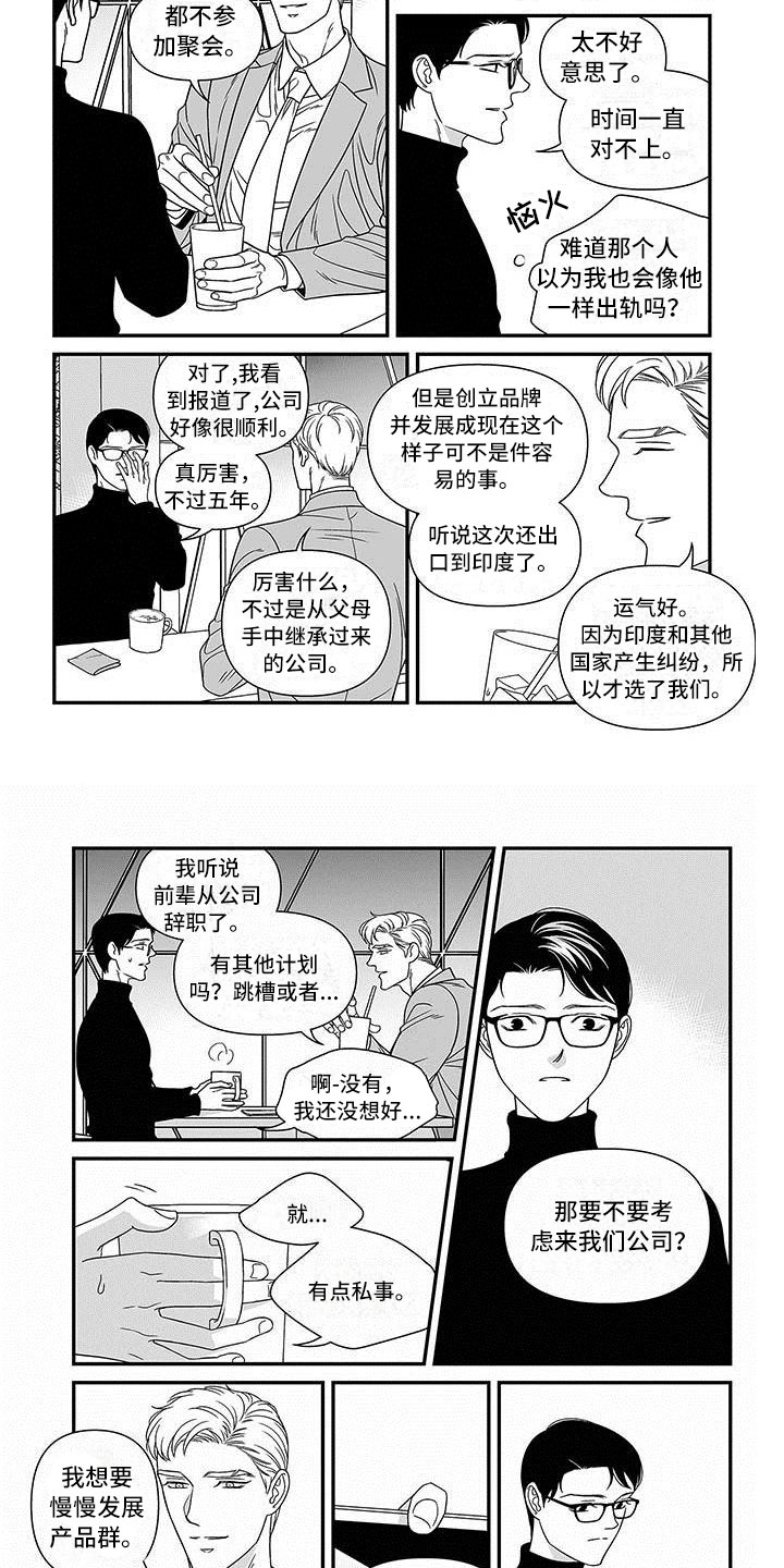 《红色密语》漫画最新章节第2章挖角免费下拉式在线观看章节第【8】张图片