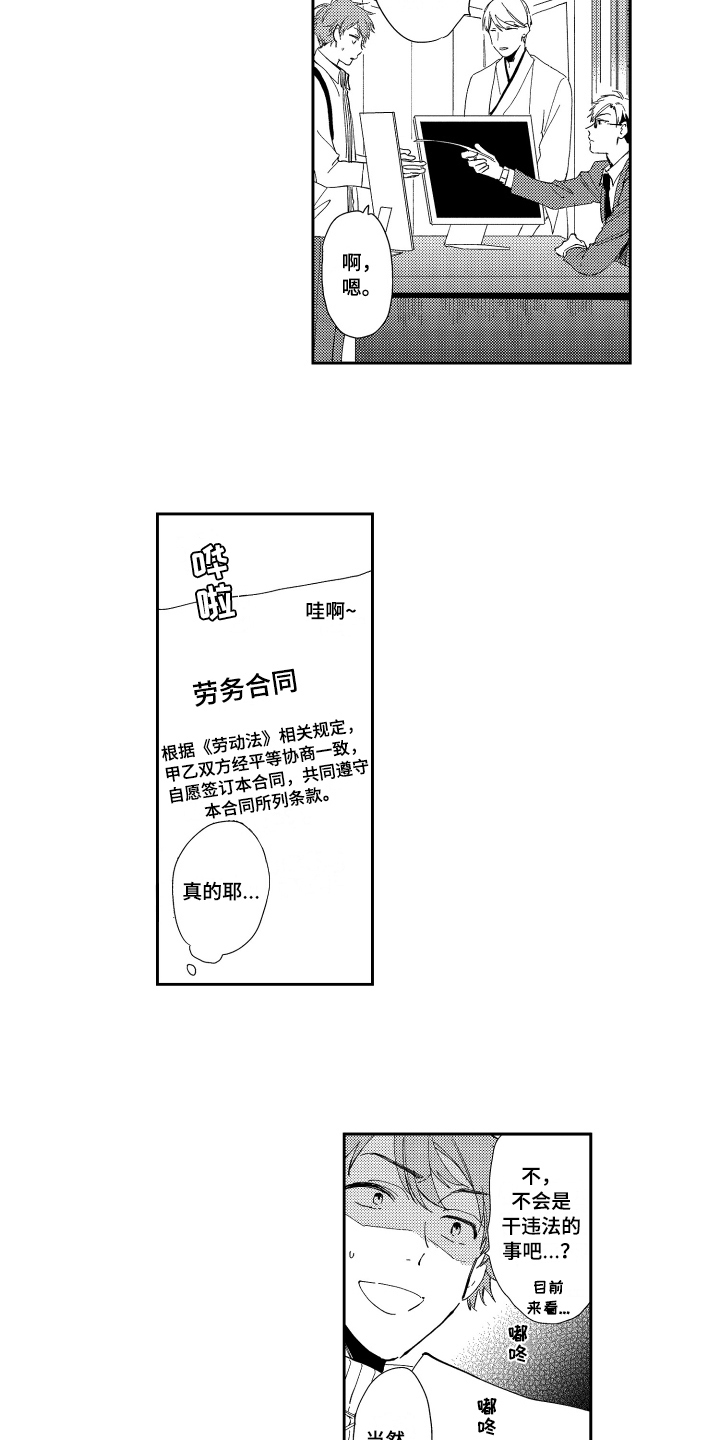 《熊猫生活》漫画最新章节第2章应聘成功免费下拉式在线观看章节第【12】张图片