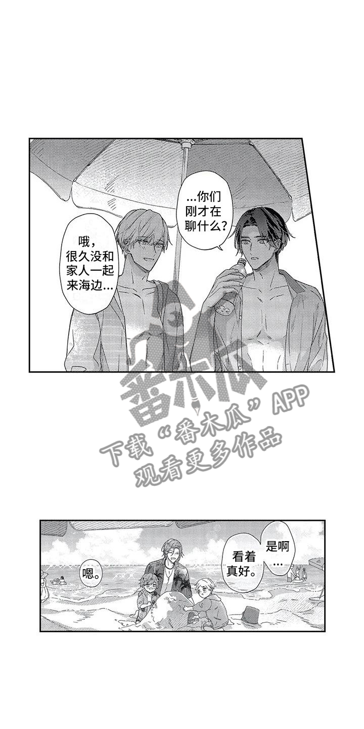 《幸福的形状》漫画最新章节第23章海边度假免费下拉式在线观看章节第【2】张图片