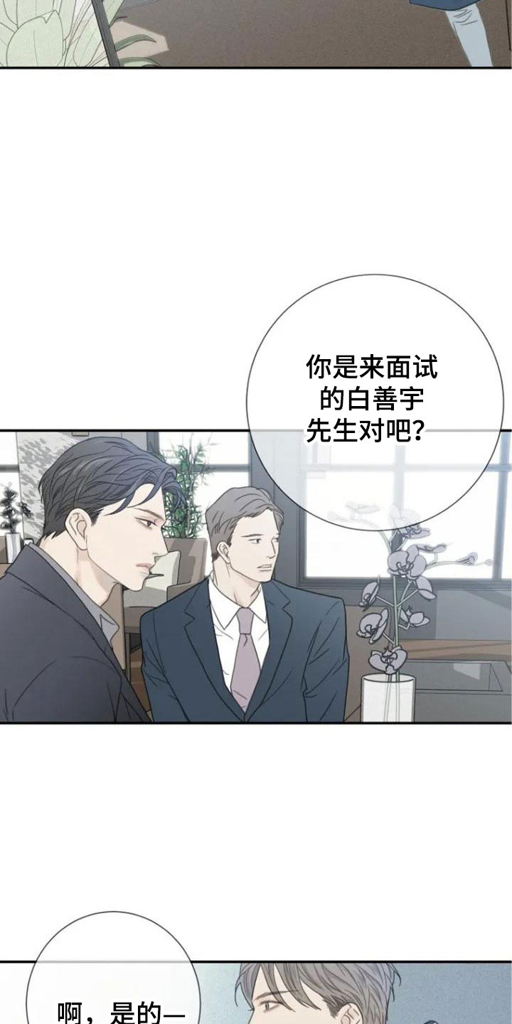 《难抑的视线》漫画最新章节第1章面试免费下拉式在线观看章节第【3】张图片