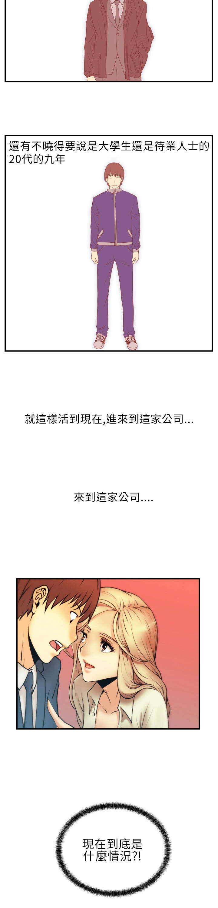 《实习小职员》漫画最新章节第3章电梯免费下拉式在线观看章节第【8】张图片