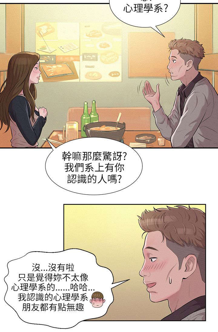 《心理系学妹》漫画最新章节第6章喝醉的新生免费下拉式在线观看章节第【7】张图片