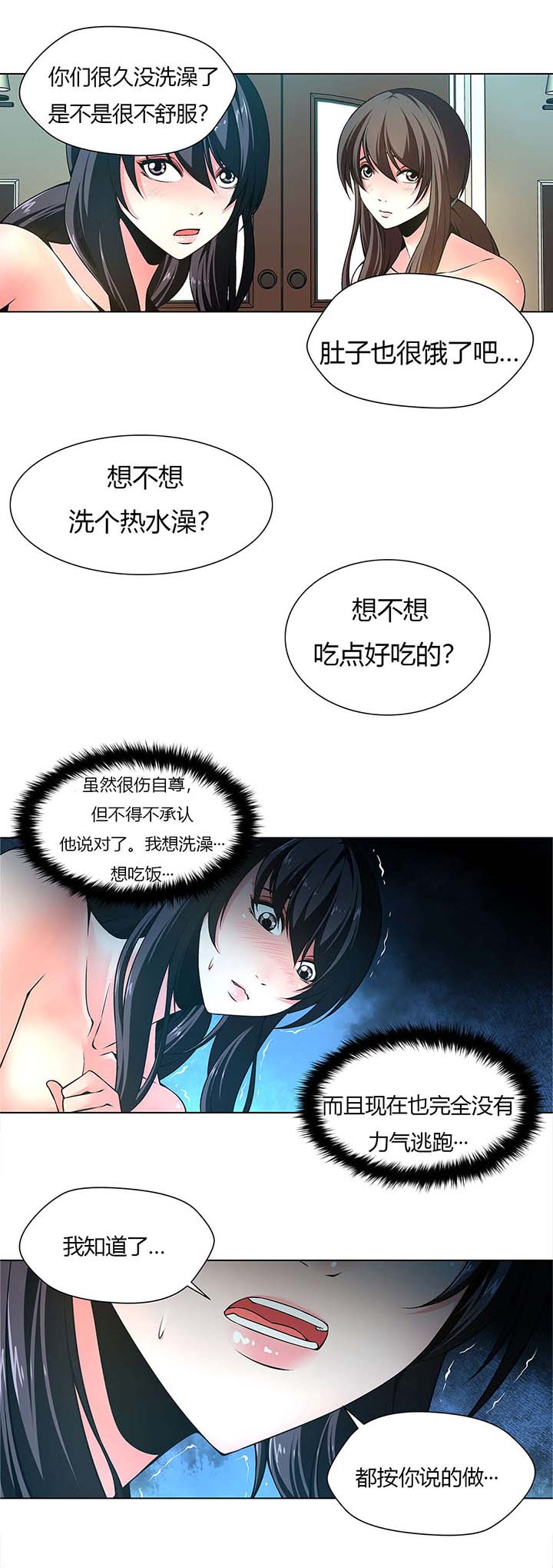 《监禁庄园》漫画最新章节第6章太脏了免费下拉式在线观看章节第【7】张图片