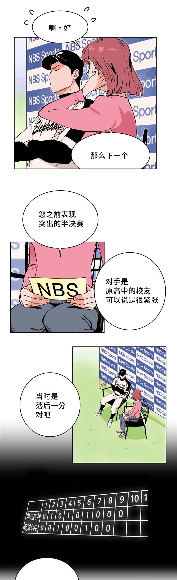 《甜区》漫画最新章节第4章接受采访免费下拉式在线观看章节第【6】张图片