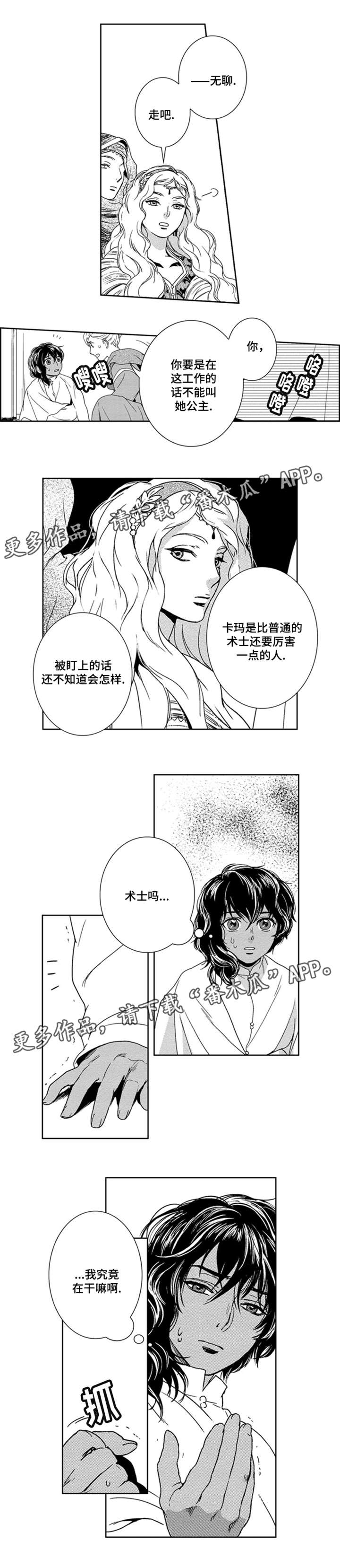 《真假术师》漫画最新章节第9章卡玛免费下拉式在线观看章节第【1】张图片