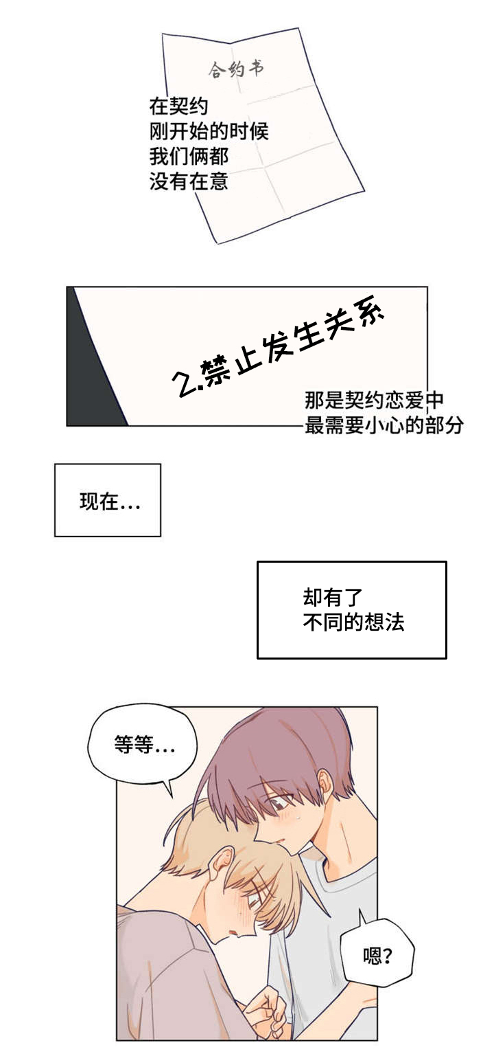 《契约对象》漫画最新章节第4章着急免费下拉式在线观看章节第【3】张图片