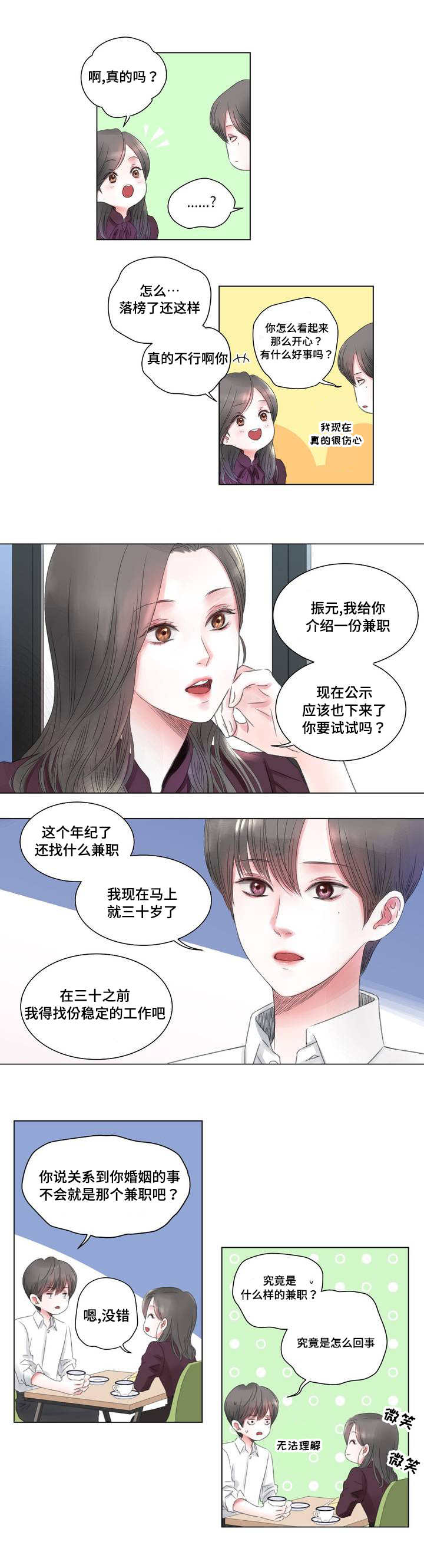 《接纳者》漫画最新章节第1章失业免费下拉式在线观看章节第【2】张图片