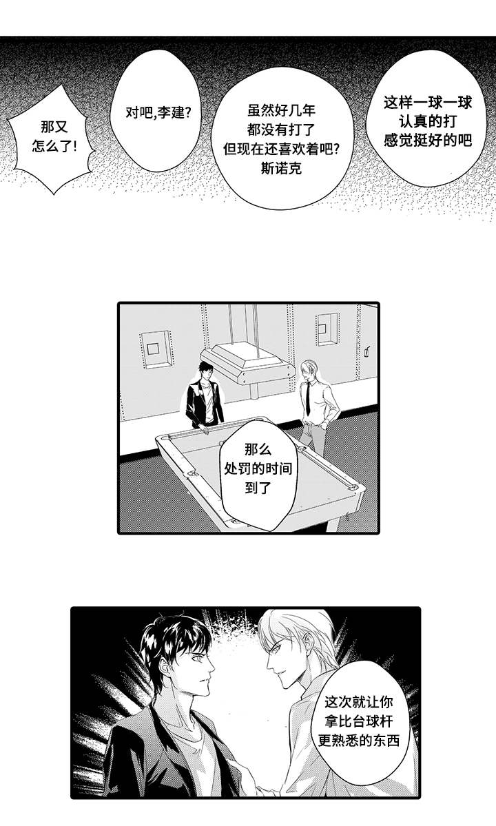 《固执探寻》漫画最新章节第11章斯诺克免费下拉式在线观看章节第【1】张图片