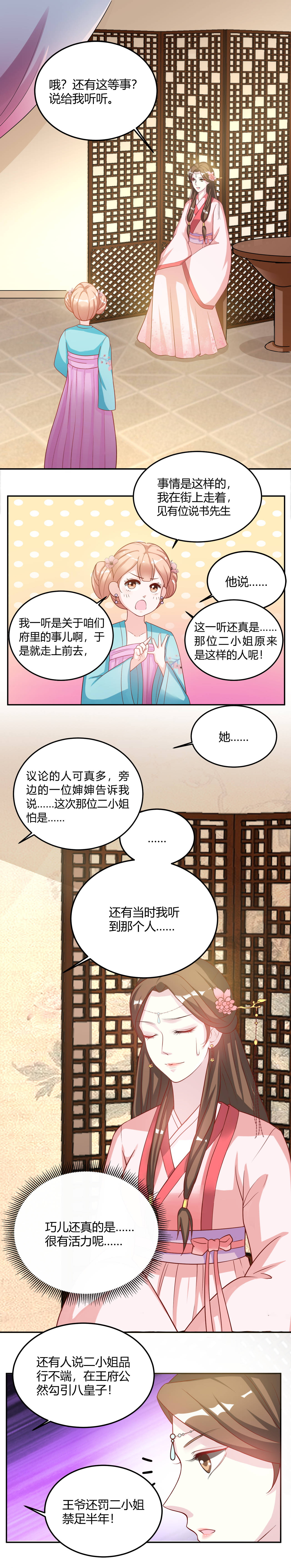 《六宫风华》漫画最新章节第16章给我禁足半年！免费下拉式在线观看章节第【2】张图片