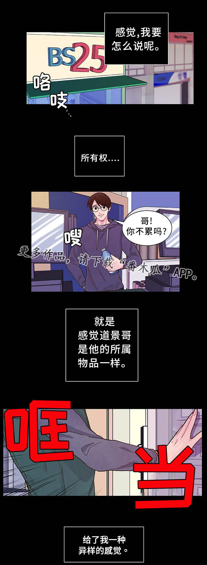 《囚禁》漫画最新章节第23章他很奇怪免费下拉式在线观看章节第【3】张图片