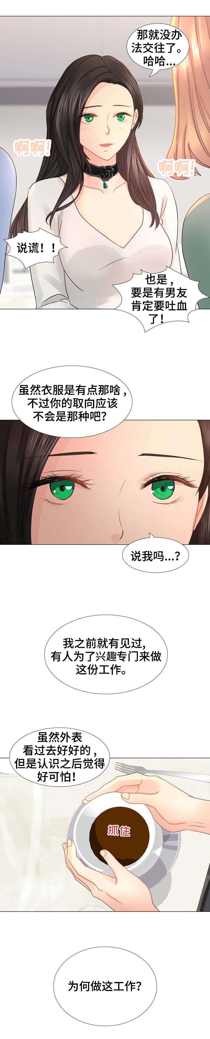 《私岛别墅》漫画最新章节第1章模特免费下拉式在线观看章节第【7】张图片